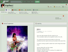 Tablet Screenshot of kingofkaos1.deviantart.com