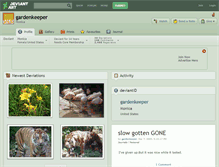 Tablet Screenshot of gardenkeeper.deviantart.com