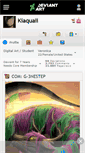 Mobile Screenshot of kiaquaii.deviantart.com