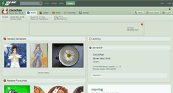 Desktop Screenshot of cocochan.deviantart.com