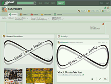 Tablet Screenshot of ccserena89.deviantart.com