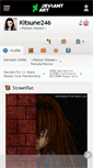 Mobile Screenshot of kitsune246.deviantart.com