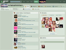 Tablet Screenshot of lovingmyphotoshop.deviantart.com