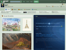 Tablet Screenshot of dm7.deviantart.com