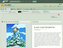 Tablet Screenshot of growlbert.deviantart.com