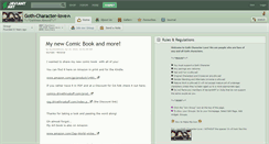 Desktop Screenshot of goth-character-love.deviantart.com