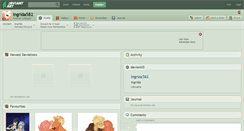 Desktop Screenshot of ingrida582.deviantart.com
