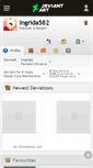 Mobile Screenshot of ingrida582.deviantart.com