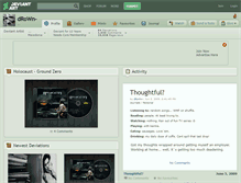 Tablet Screenshot of drown-.deviantart.com