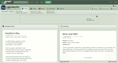 Desktop Screenshot of legendarysim.deviantart.com