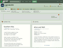 Tablet Screenshot of legendarysim.deviantart.com