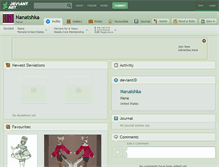 Tablet Screenshot of nanatshka.deviantart.com