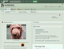 Tablet Screenshot of canisfamiliaris.deviantart.com