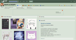 Desktop Screenshot of mazuki-no-kankaku.deviantart.com