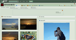 Desktop Screenshot of darkmessenger84.deviantart.com