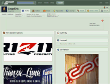 Tablet Screenshot of cesareric.deviantart.com