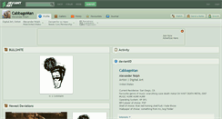 Desktop Screenshot of cabbageman.deviantart.com