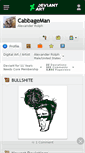 Mobile Screenshot of cabbageman.deviantart.com