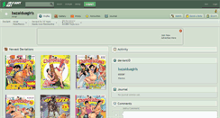 Desktop Screenshot of bazalduagirls.deviantart.com