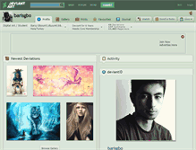 Tablet Screenshot of barisgbo.deviantart.com