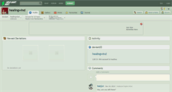 Desktop Screenshot of healingwind.deviantart.com