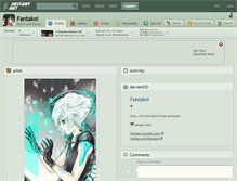 Tablet Screenshot of fantakoi.deviantart.com