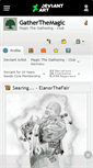 Mobile Screenshot of gatherthemagic.deviantart.com