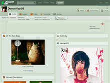 Tablet Screenshot of demonvash08.deviantart.com
