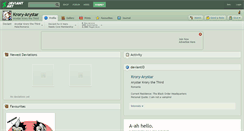 Desktop Screenshot of krory-arystar.deviantart.com