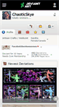 Mobile Screenshot of chaoticskye.deviantart.com