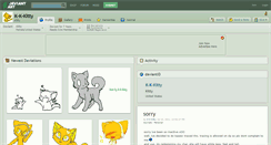 Desktop Screenshot of k-k-kitty.deviantart.com