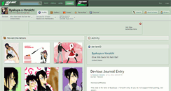 Desktop Screenshot of byakuya-x-yoruichi.deviantart.com