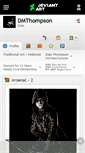 Mobile Screenshot of dmthompson.deviantart.com