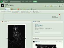 Tablet Screenshot of dmthompson.deviantart.com