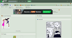 Desktop Screenshot of lupreia.deviantart.com