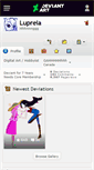Mobile Screenshot of lupreia.deviantart.com