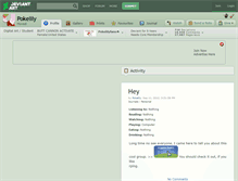 Tablet Screenshot of pokelily.deviantart.com