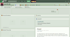 Desktop Screenshot of love-for-ed.deviantart.com