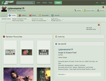 Tablet Screenshot of cptawesome19.deviantart.com