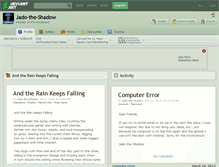 Tablet Screenshot of jado-the-shadow.deviantart.com