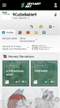Mobile Screenshot of 9cutiebabie9.deviantart.com