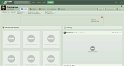 Desktop Screenshot of firecleancer.deviantart.com