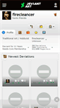 Mobile Screenshot of firecleancer.deviantart.com