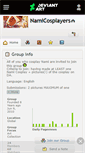 Mobile Screenshot of namicosplayers.deviantart.com