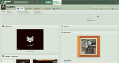 Desktop Screenshot of mortetm.deviantart.com