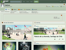 Tablet Screenshot of carloco.deviantart.com