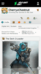 Mobile Screenshot of cherryxchestnut.deviantart.com