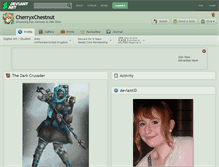 Tablet Screenshot of cherryxchestnut.deviantart.com