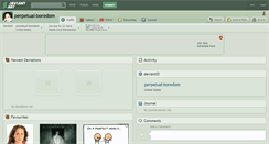 Desktop Screenshot of perpetual-boredom.deviantart.com