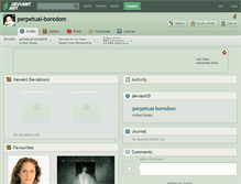 Tablet Screenshot of perpetual-boredom.deviantart.com